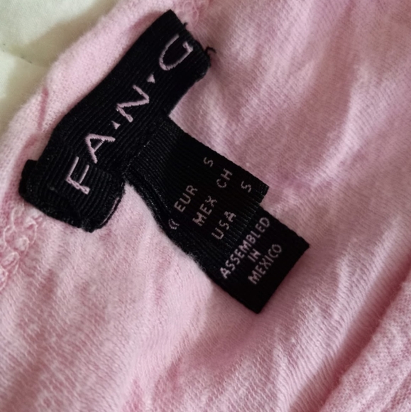 FANG Y2K 2000's Sequined Baby Tee Girl's Size Small - Picture 3 of 3